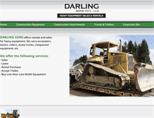 Tablet Screenshot of darlingsonsintl.com